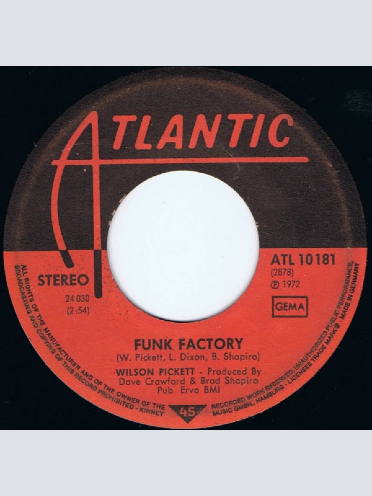 Vinyl / Wilson Pickett - Funk Factory