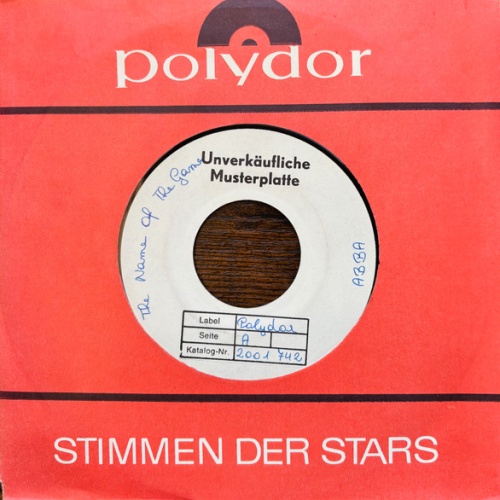 Vinyl / ABBA - The Name Of The Game / I Wonder (Departure)