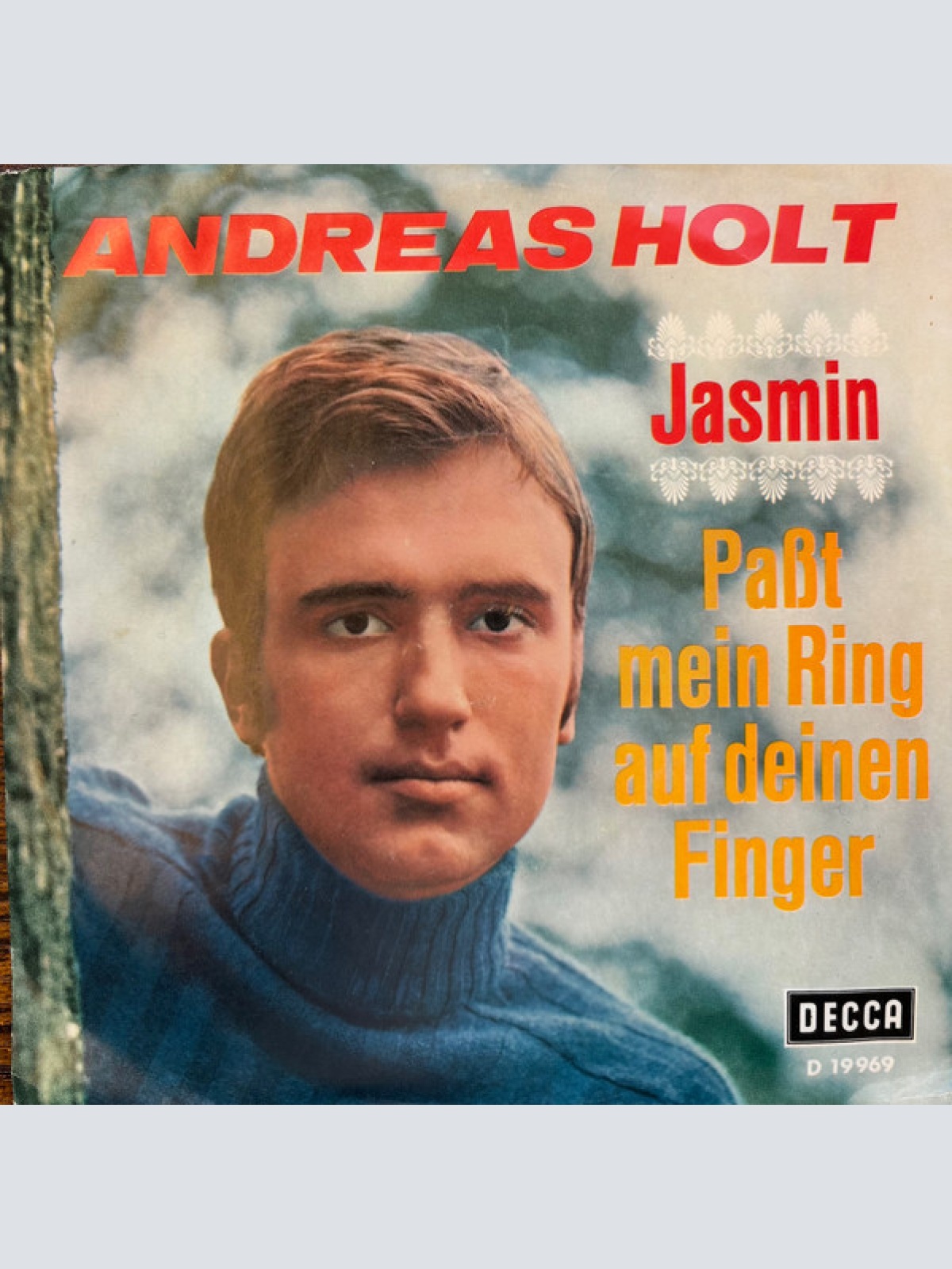 Vinyl / Andreas Holt - Jasmin / Paßt Mein Ring Auf Deinen Finger