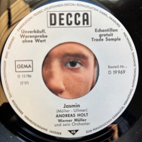 Vinyl / Andreas Holt - Jasmin / Paßt Mein Ring Auf Deinen Finger
