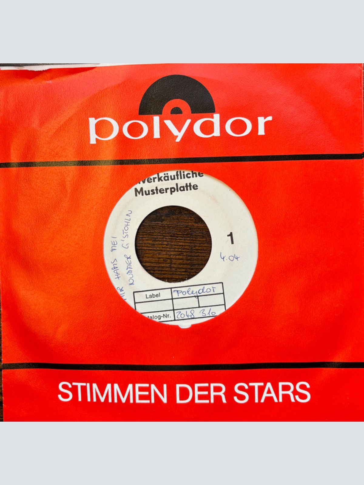 Vinyl / Norbert Kainz - Mir Hams Mei Nummer G'stohln