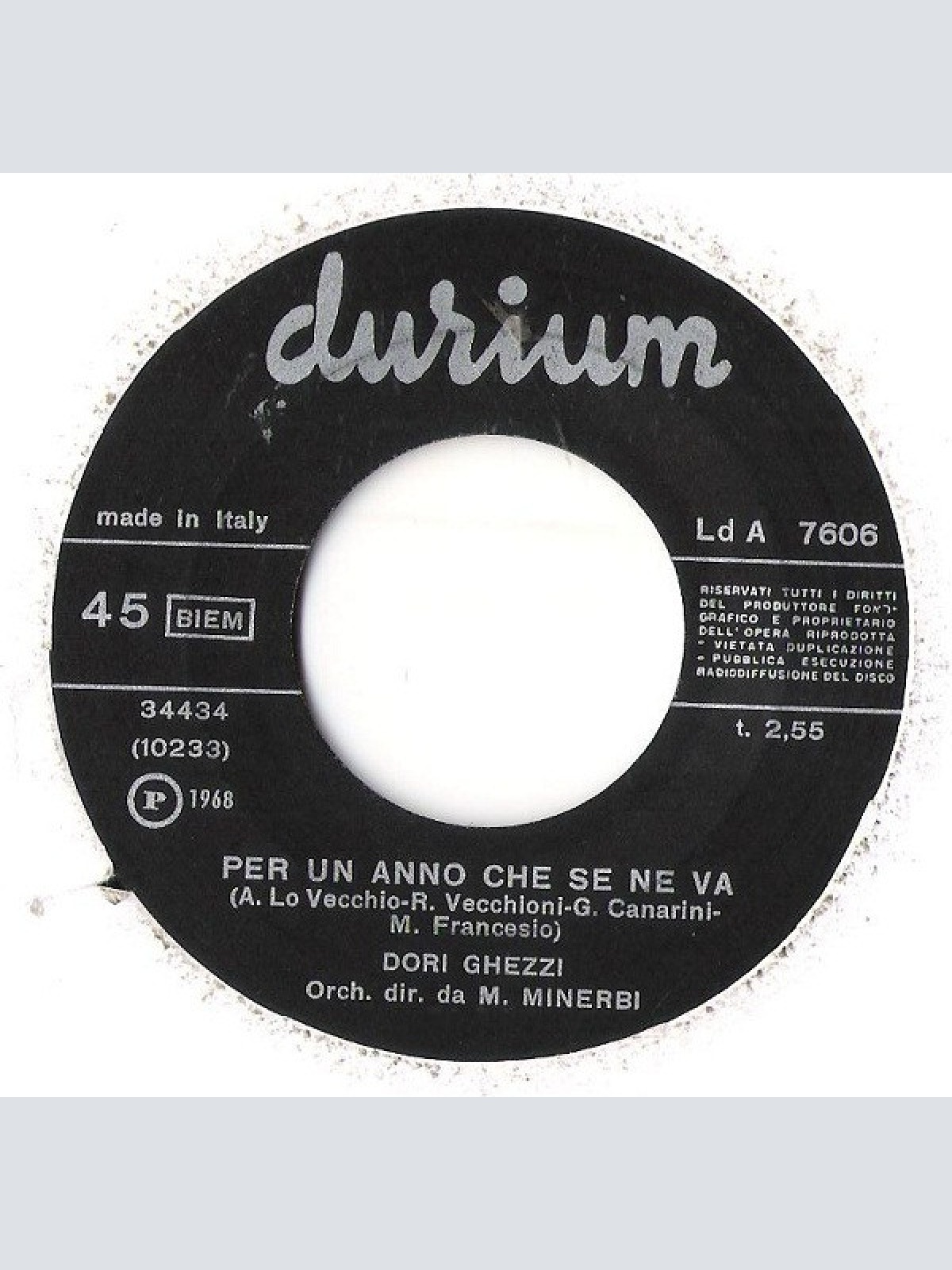 Vinyl / Dori Ghezzi - Casatschok