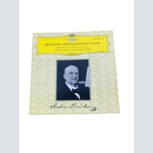 Vinyl Anton Bruckner STREICHQUINTETT F-DUR AMADEUS-QUARTETT HÖRBUCH