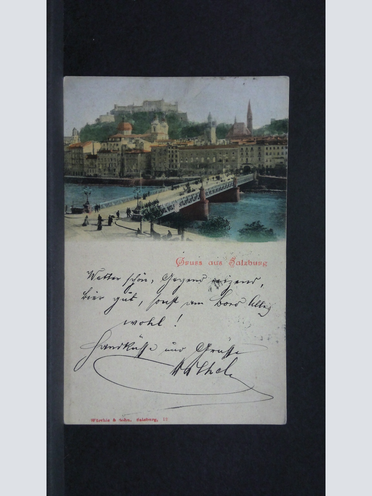 Gruss aus Salzburg Staatsbrücke JW165864