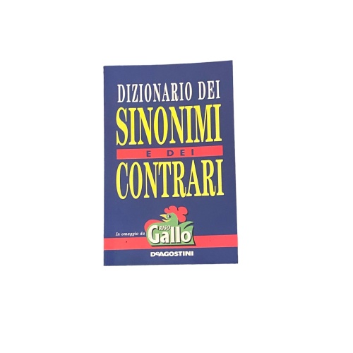 5635 DIZIONARIO DEI SINONIMI E DEI CONTRARI De Agostini