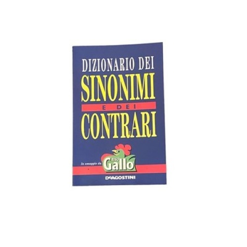 5635 DIZIONARIO DEI SINONIMI E DEI CONTRARI De Agostini