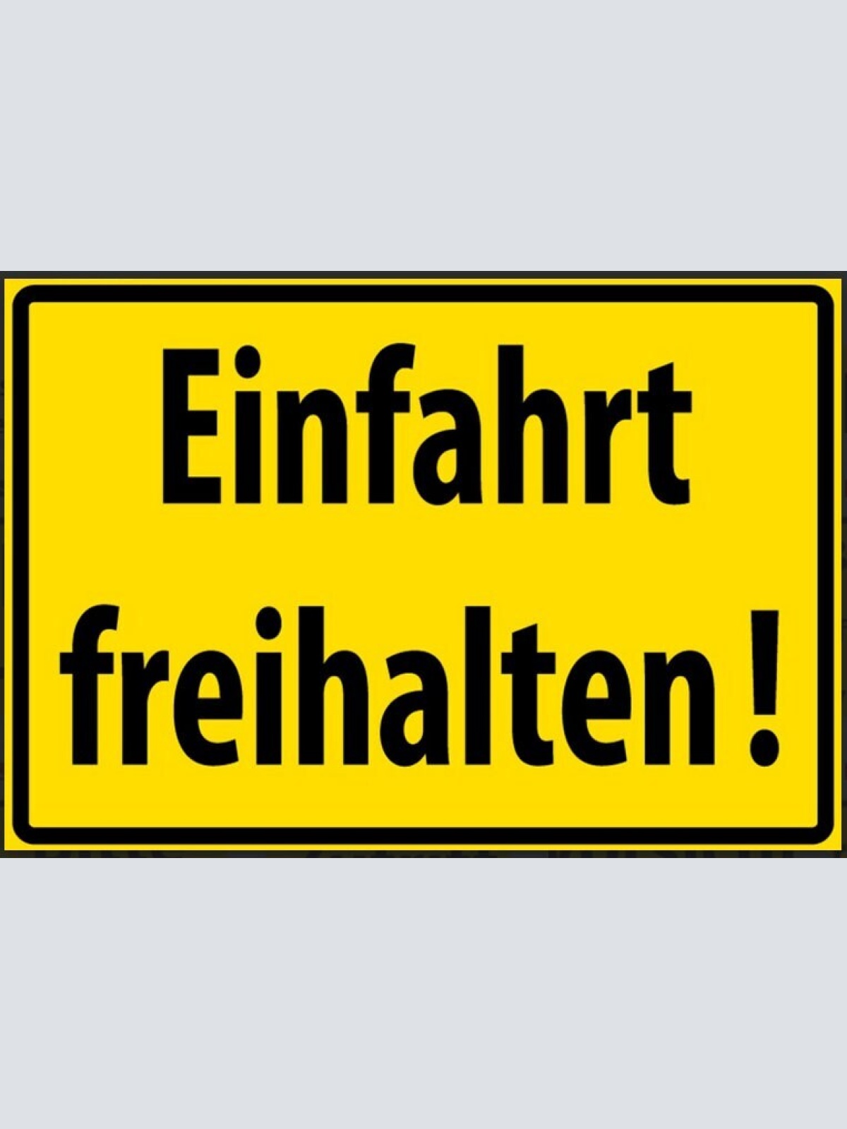 Nostalgie spruch schild auto einfahrt verboten 20x30