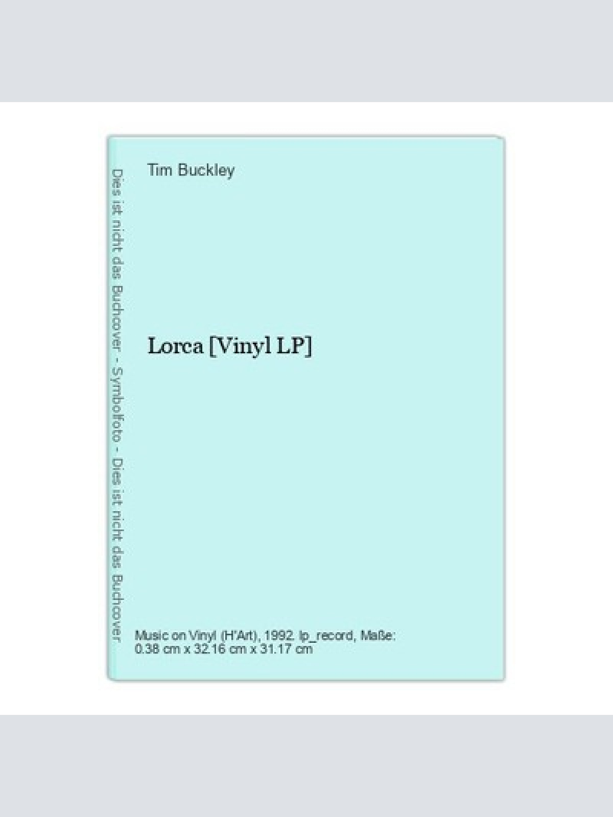 Lorca [Vinyl LP] Buckley, Tim: