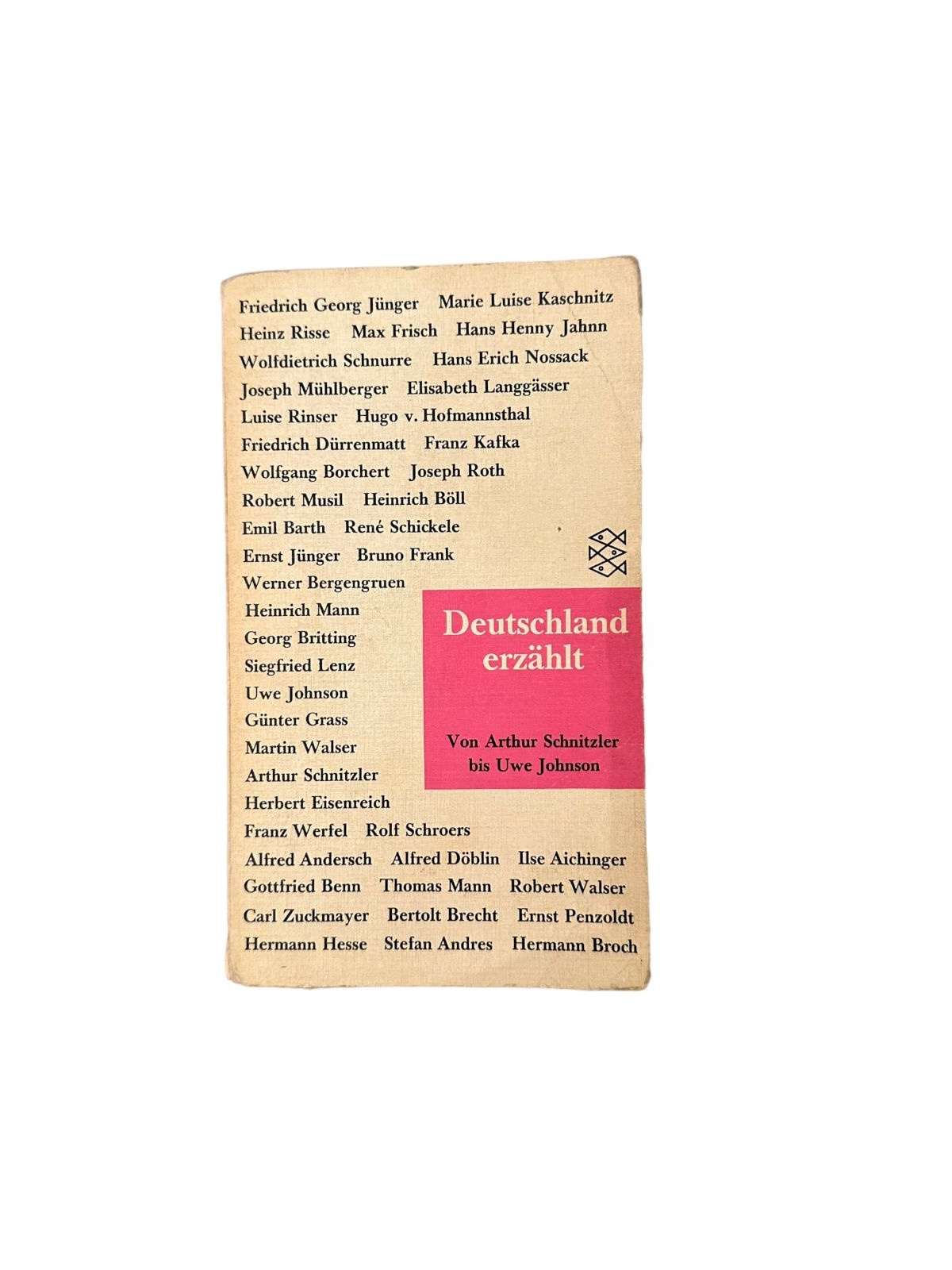 7064 DEUTSCHLAND ERZÄHLT: VON ARTHUR SCHNITZLER BIS UWE JOHNSON