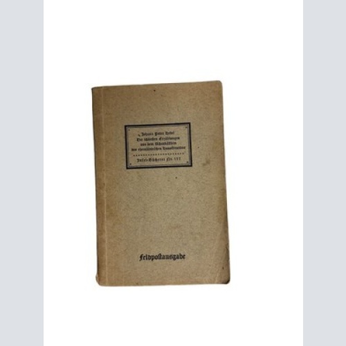 1191 Johann Peter Hebel DIE SCHÖNSTEN ERZÄHLUNGEN AUS DEM SCHATZKÄSTLEIN