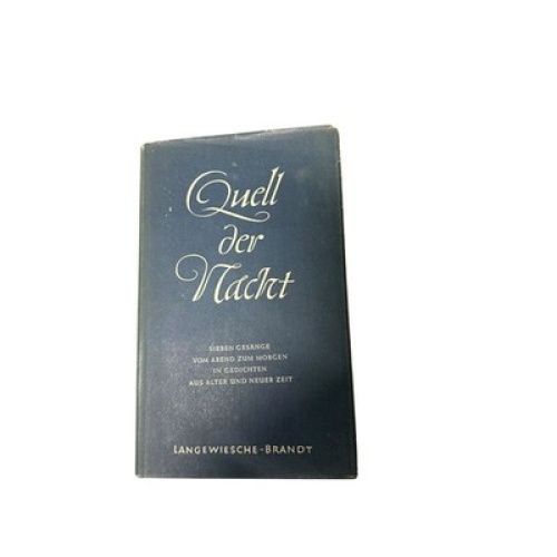 7767 Hartfrid Voß QUELL DER NACHT Sieben Gesänge vom Abend zum Morgen in