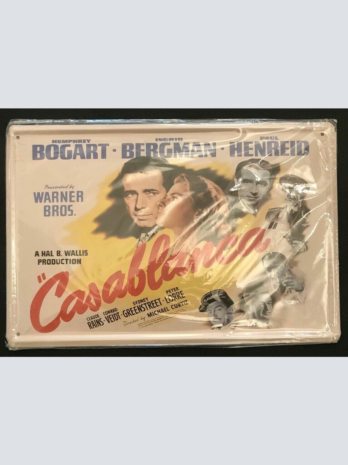 Retro Nostalgie Schild Casablanca 20 x 30  30227