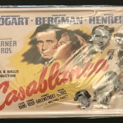 Retro Nostalgie Schild Casablanca 20 x 30  30227