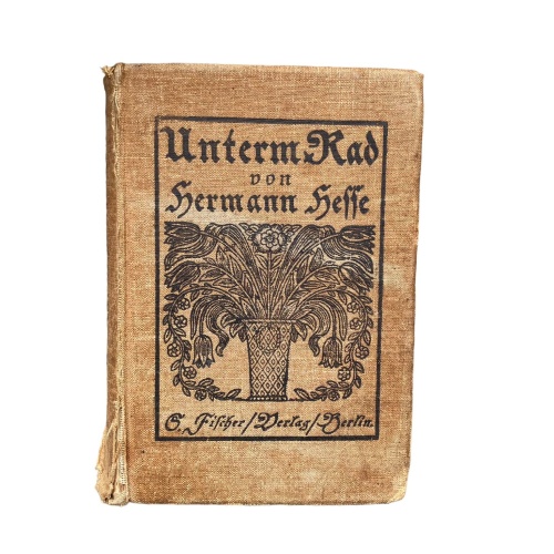 4368 Hermann Hesse UNTERM RAD HC s. Fischer Verlag, 8. Auflage Berlin Einband st
