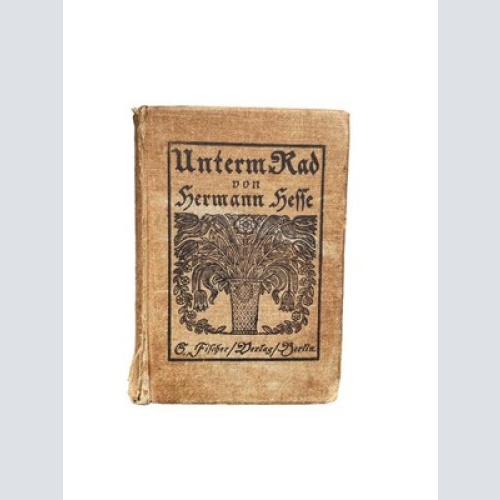 4368 Hermann Hesse UNTERM RAD HC s. Fischer Verlag, 8. Auflage Berlin Einband st