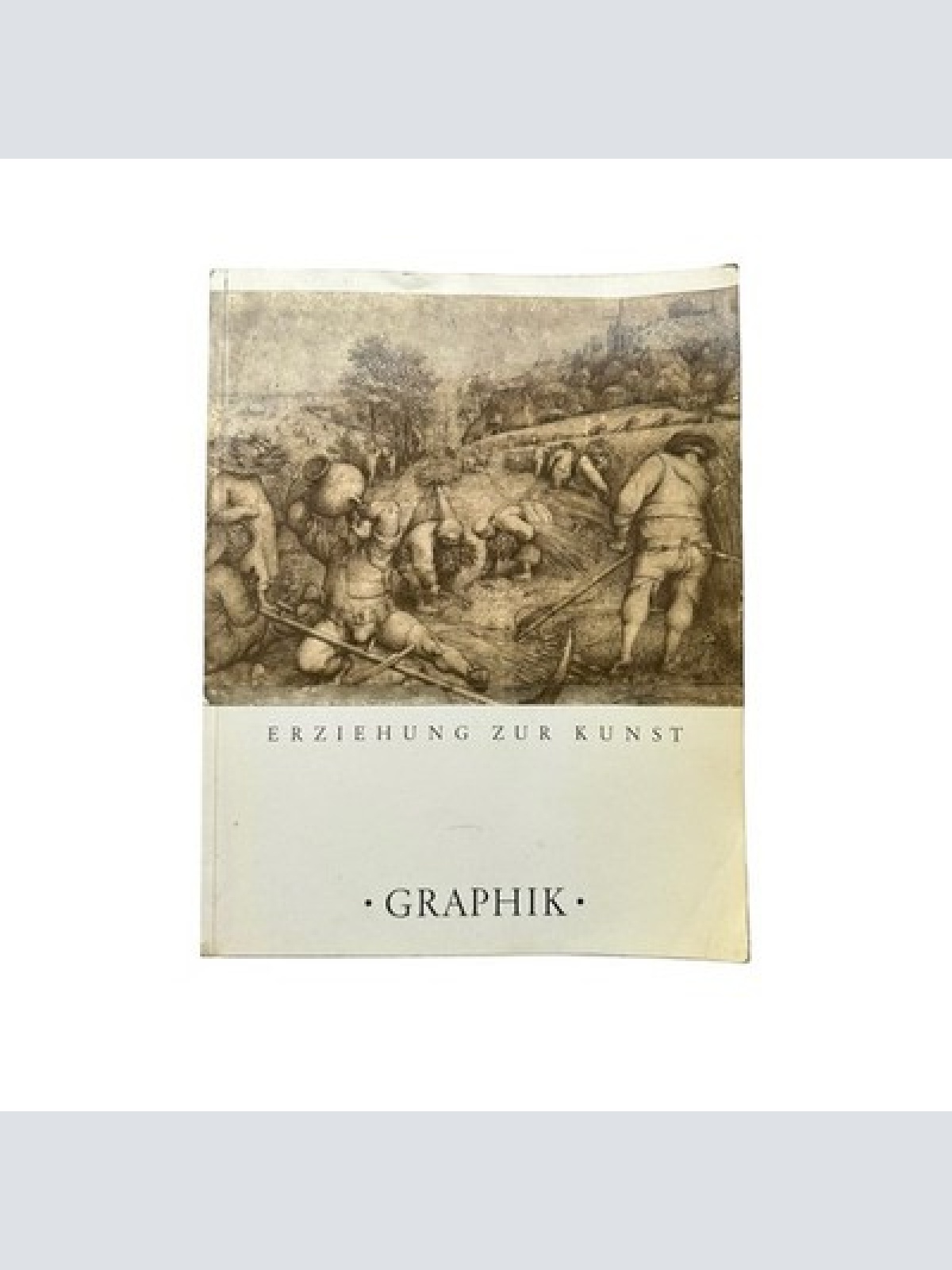 4780 Rolf Hänsler ERZIEHUNG ZUR KUNST. GRAPHIK +Abb. Verlag Pädagogischer Unterr