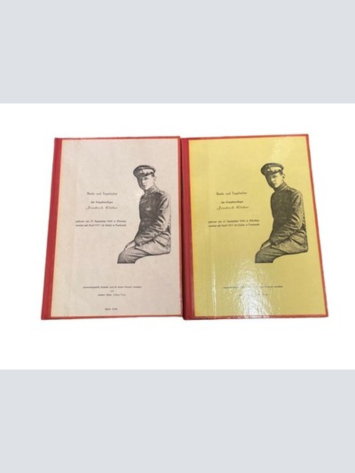 4675 BRIEFE UND TAGEBÜCHER DES KRIEGSFREIWILLIGEN F. KLÜBER I+II HC +Abb+Karten