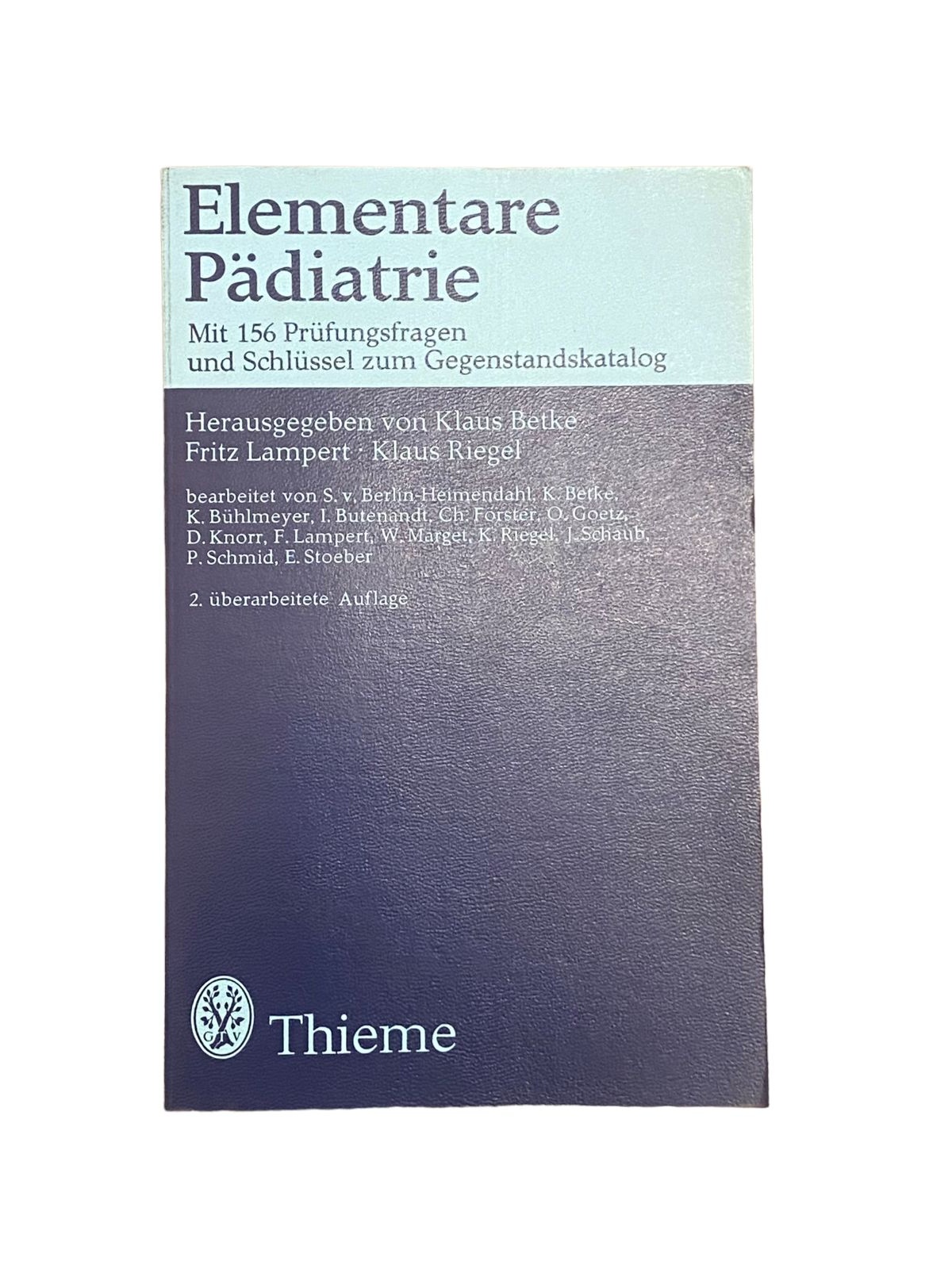 4326 S. v. Berlin-Heimendahl (bearb.) ELEMENTARE PÄDIATRIE +Abb