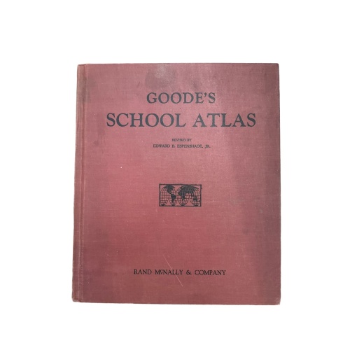 6329 Edward Espenshade, Jr. (revised by) GOODE'S SCHOOL ATLAS HC +Karten