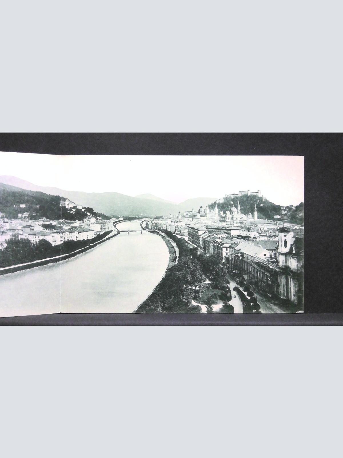 Porträtkarte Salzburg Salzach Festung Hohensalzburg JW165648