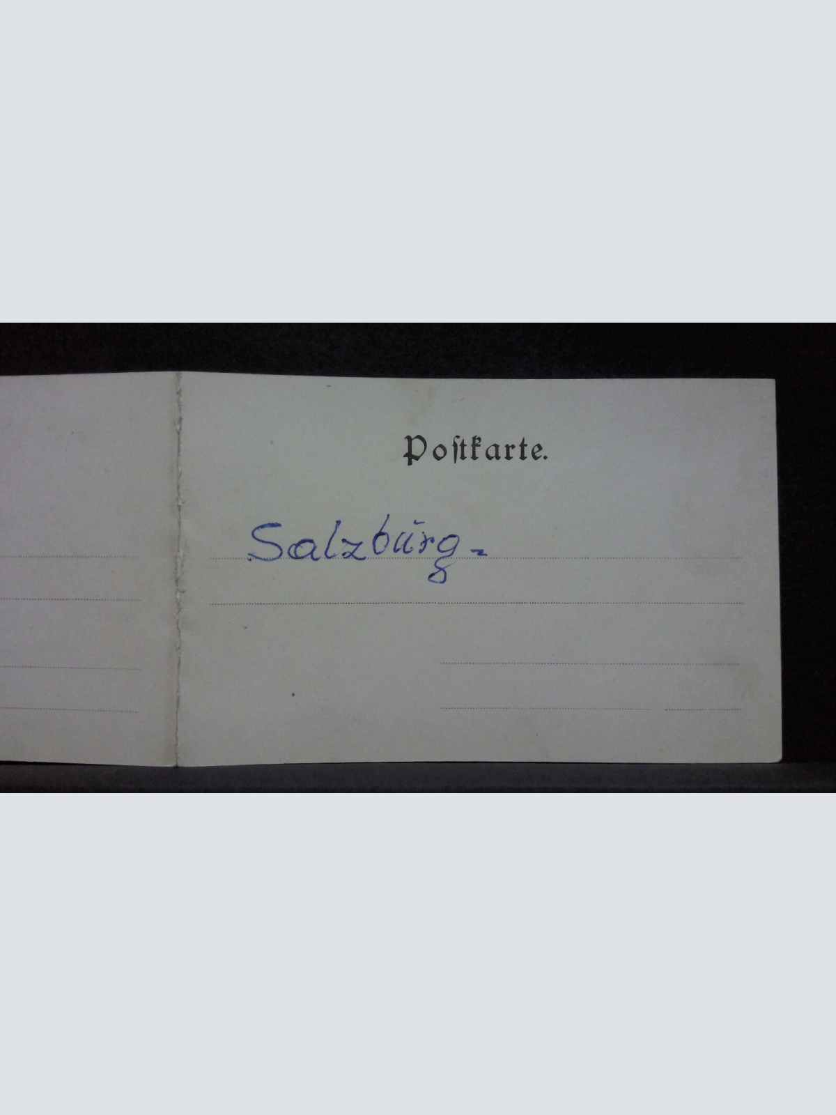 Porträtkarte Salzburg Salzach Festung Hohensalzburg JW165648