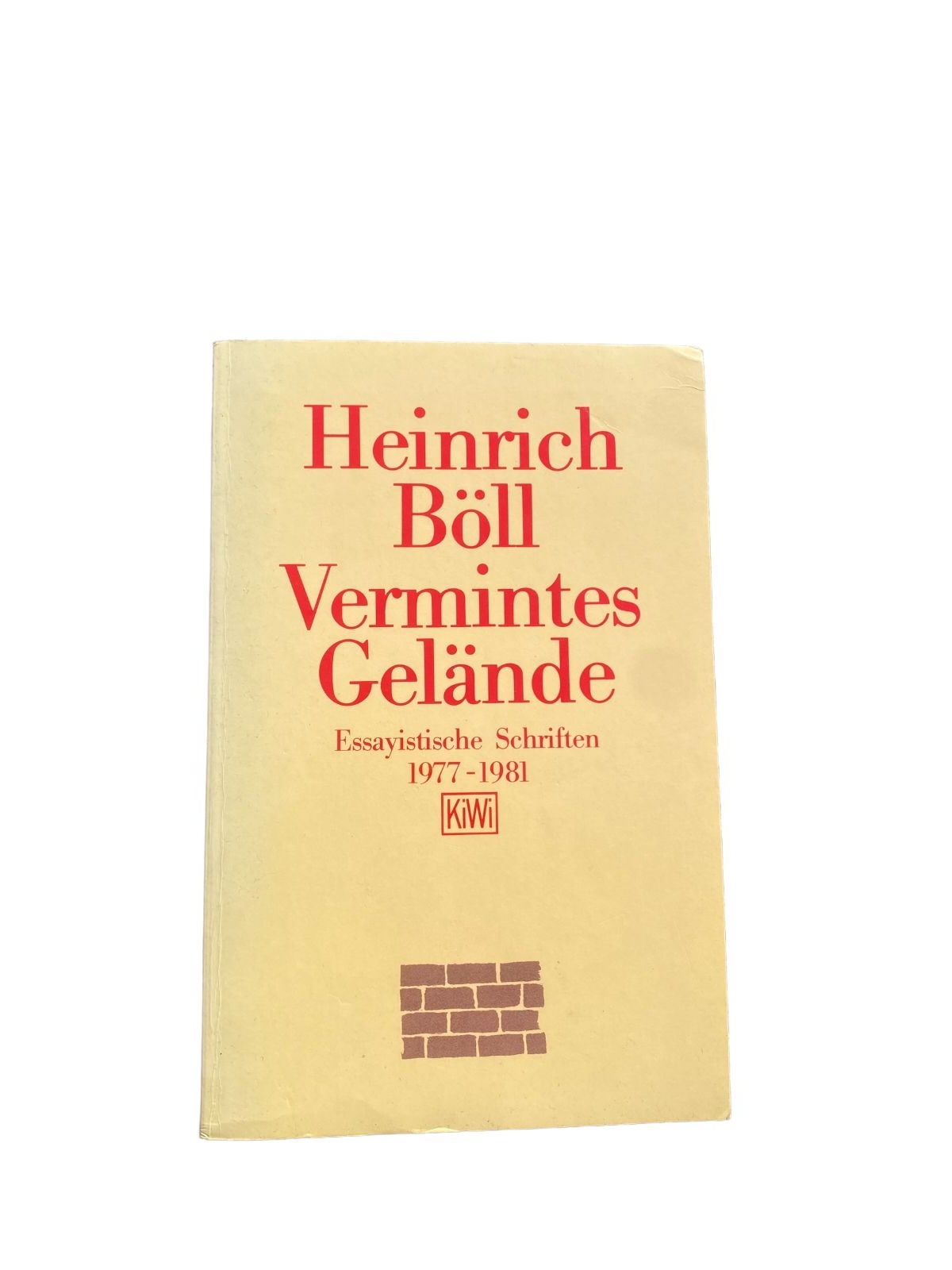 Heinrich Böll VERMINTES GELÄNDE essayistische Schriften 1977 - 1981 +Abb
