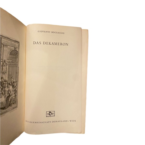 1093 Giovanni Boccaccio DAS DEKAMERON HC Verschiedene Geschichten