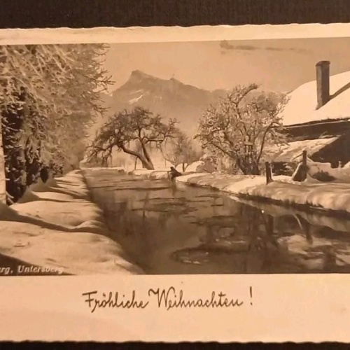 Salzburg Untersberg Fröhliche Weihnachten 600372A gr K