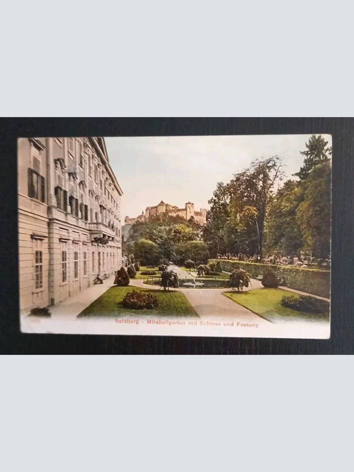 Salzburg Mirabellgarten Mit Festung 600354A gr K