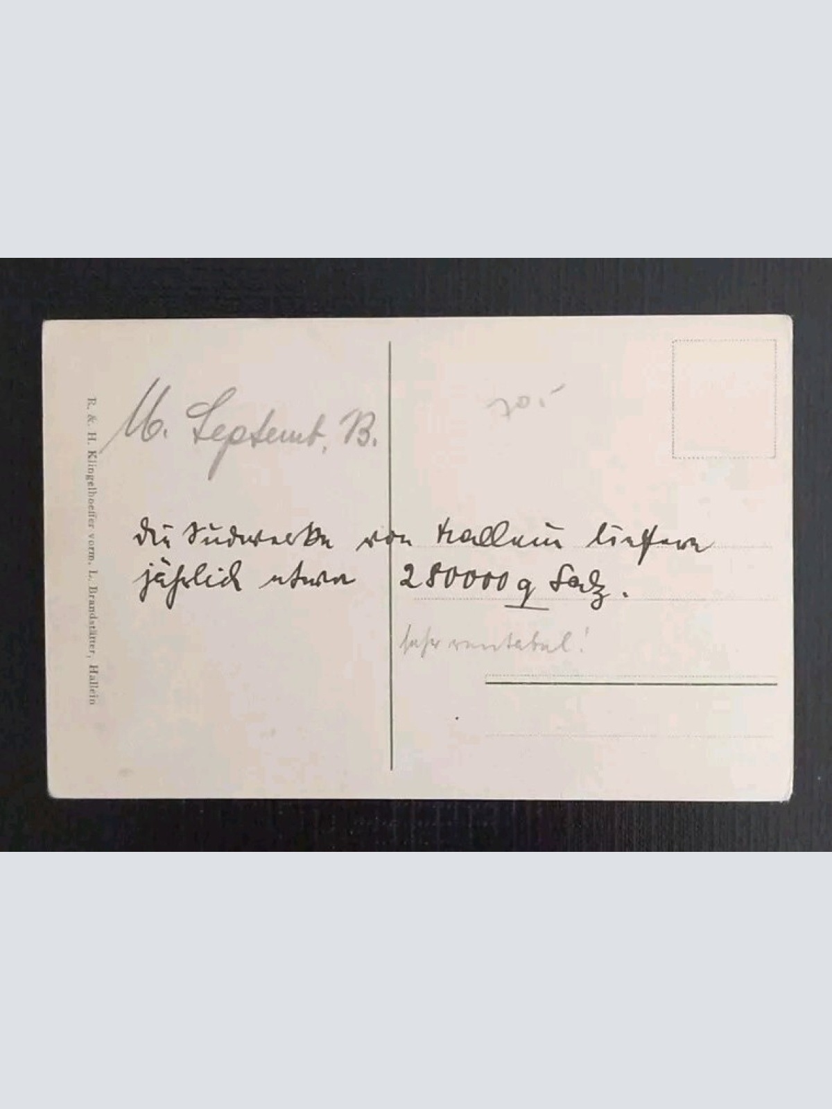 Salzburg Hallein Barmsteine 600323A gr K