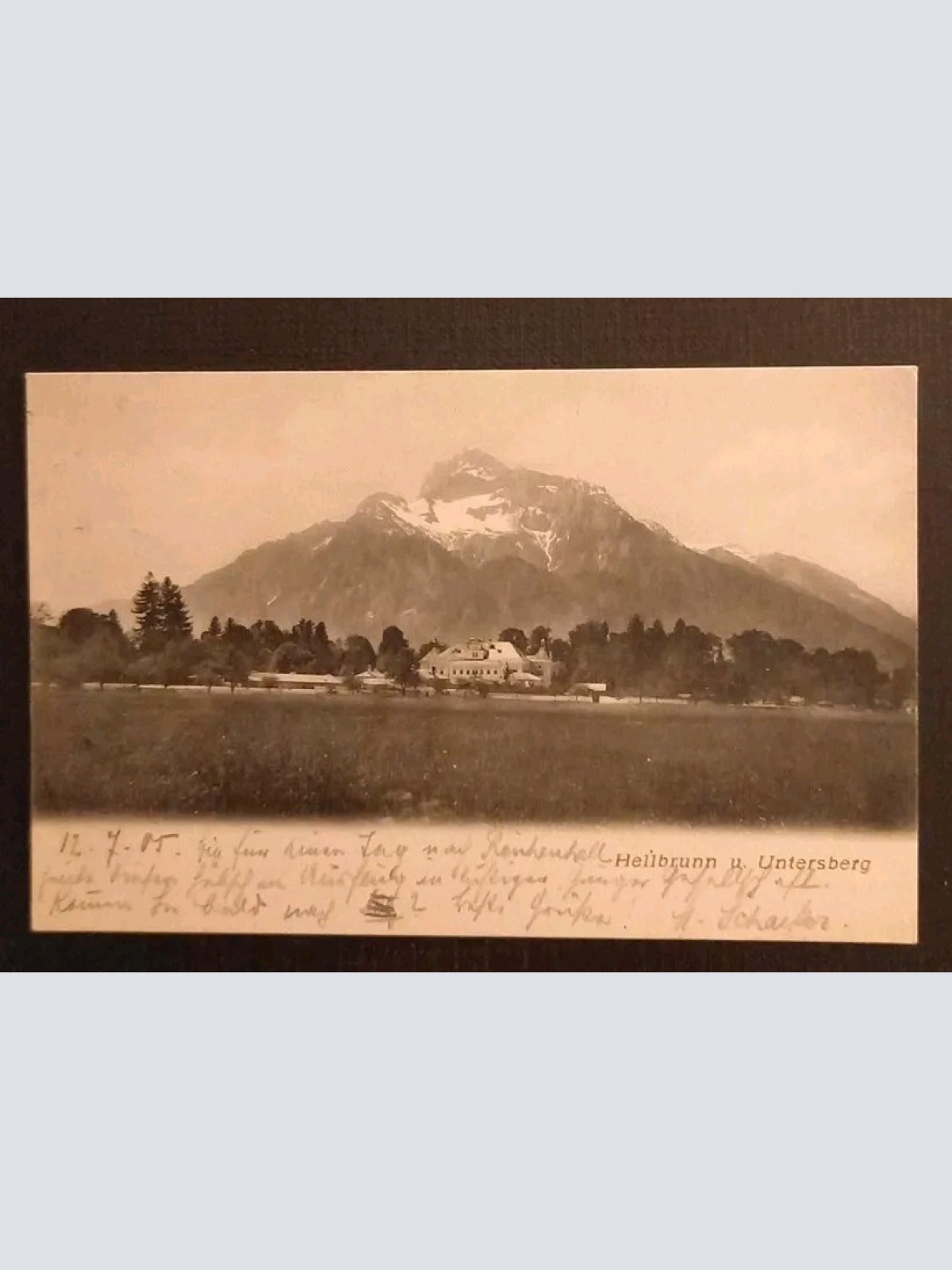 Salzburg Hellbrunn Und Untersberg 165918 gr K