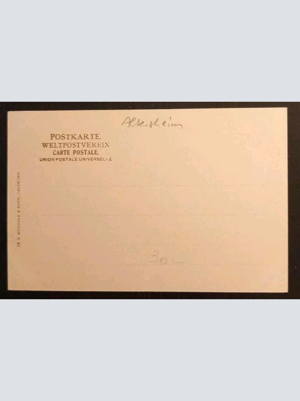 Salzburg Altersheim Hoher Göll 600381A gr K