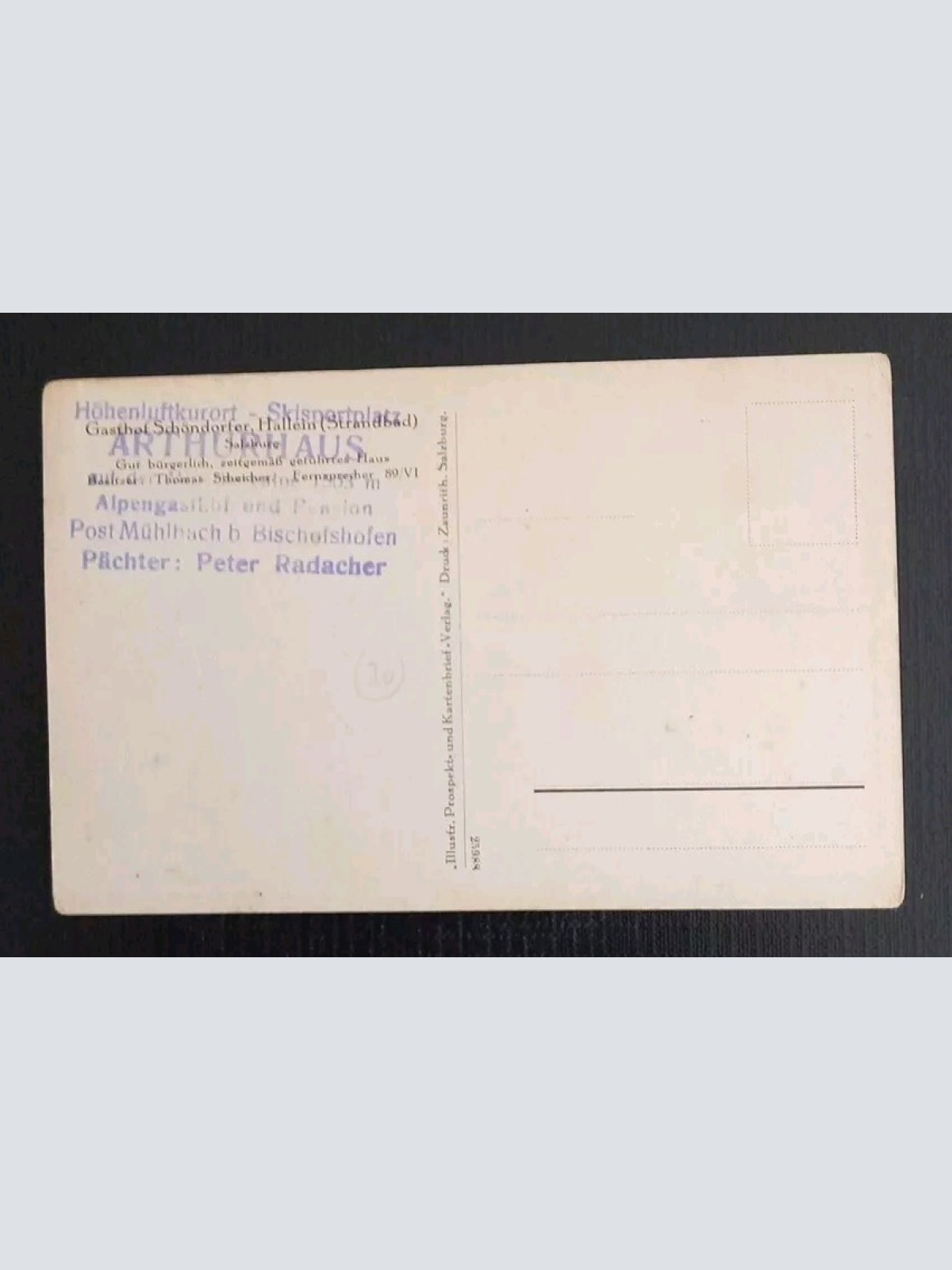 Salzburg Hallein Mit Hohen Göll 600327A gr K