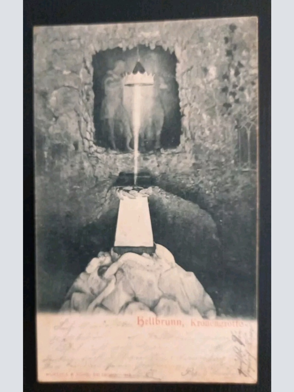 Salzburg Hellbrunn Kronengrotte 600352A gr K