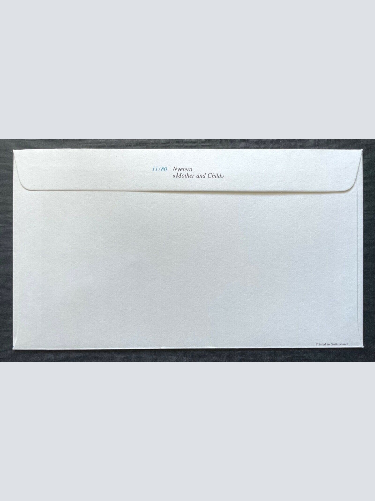 Brief Unicef FDC Flagge Rwanda Nyetera Mother and Child ca.16,4x9,3cm 410302 PR