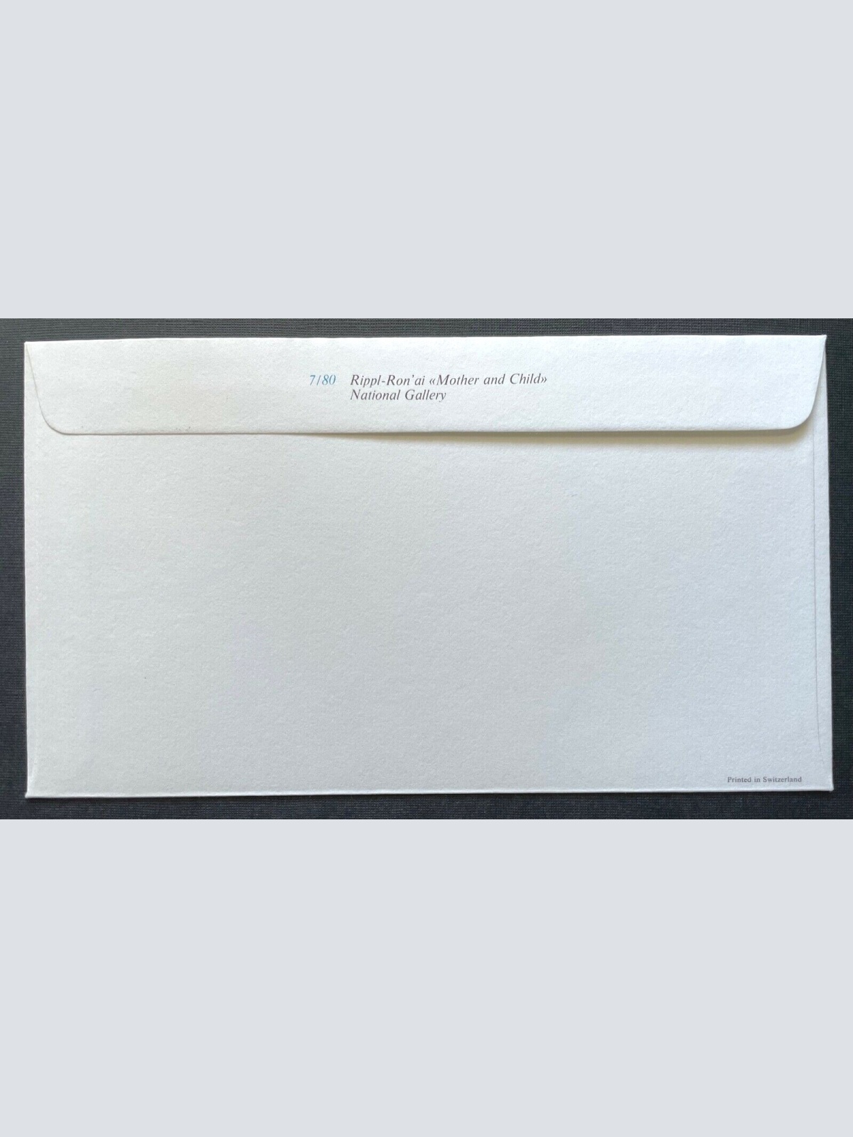 Brief Unicef FDC Flagge Hungary Rippl-Ron'ai Mother Child ca16,4x9,3cm 410303 PR