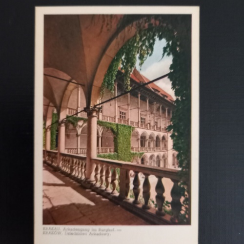Krakau, Arkadengang im Burghof 402918 gr