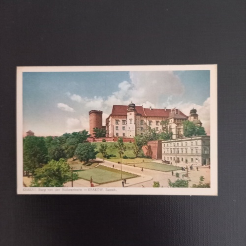Krakau, Burg von der Südwestseite 402910 gr A