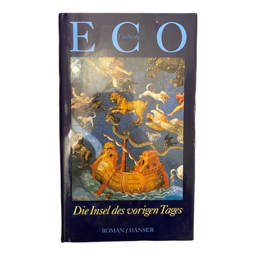 957 Umberto Eco DIE INSEL DES VORIGEN TAGES HC ABENTEUER ROMAN