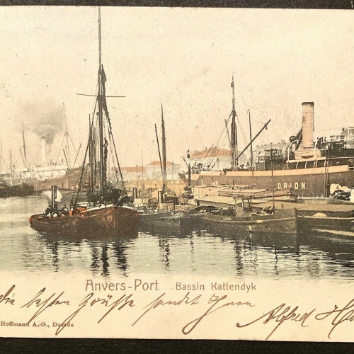 Anvers Port Bassin Kattendyk Hafen Schiffe 80245