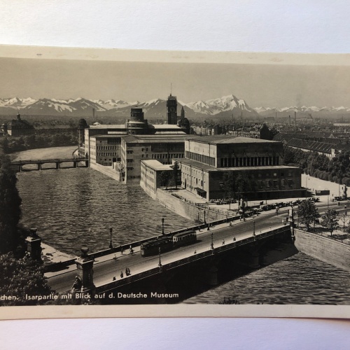 München. Isarpartie mit Blick auf d. Deutsche Museum. 20246