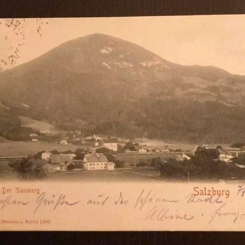 Salzburg Gaisberg 600718A gr K