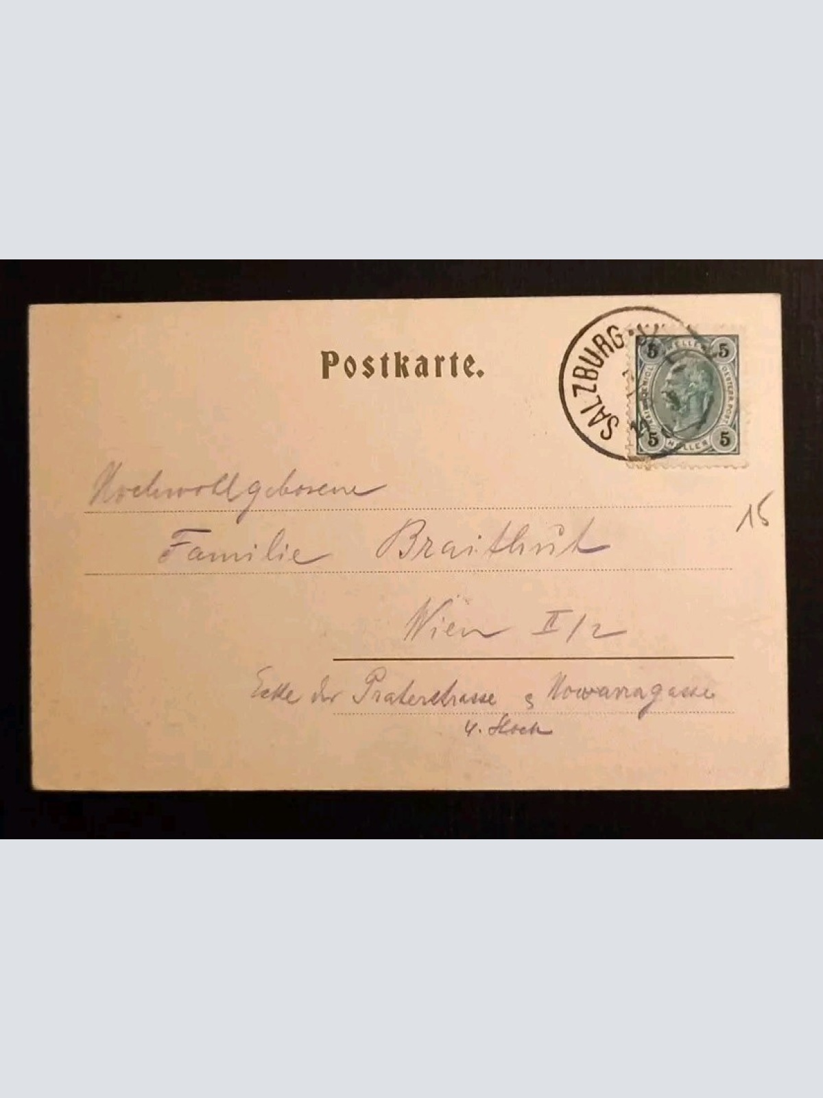 Salzburg Gaisberg 600718A gr K