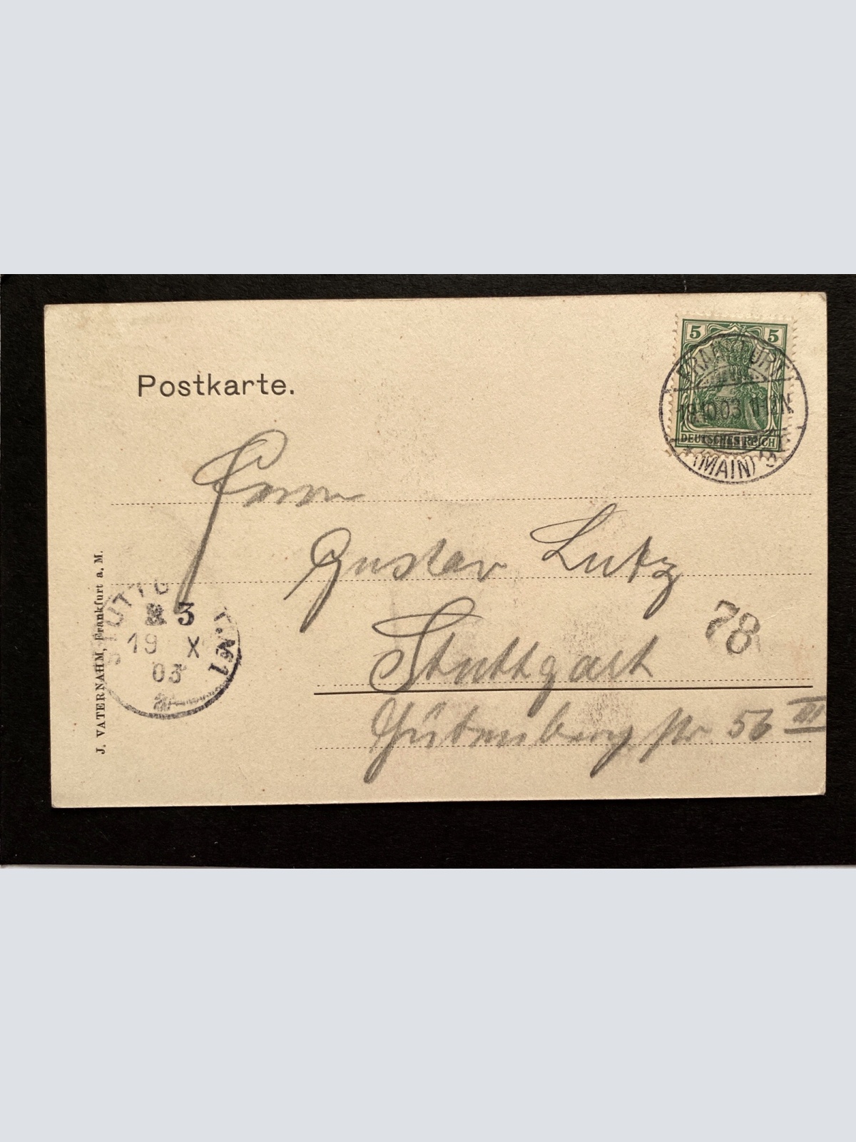 Frankfurt a. Main Goethe und seine Eltern 80253