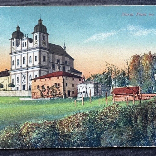 Maria Plain b. Salzburg Wallfahrtskirche Basilika Weg Berg Österreich 410814 TH