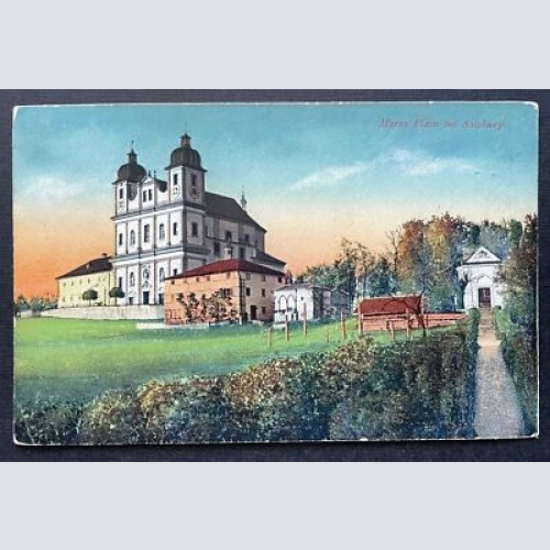 Maria Plain b. Salzburg Wallfahrtskirche Basilika Weg Berg Österreich 410814 TH