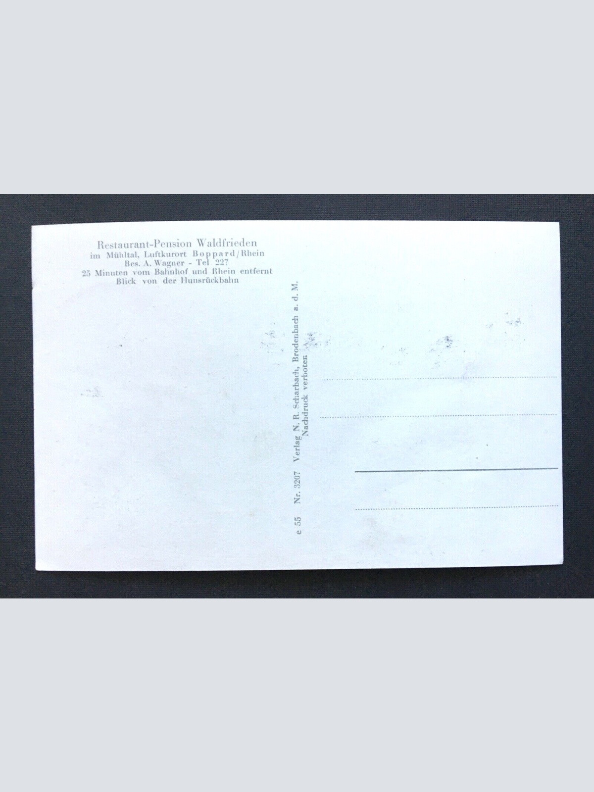 Rest.-Pension Waldfrieden Boppard Rhein Rheinland-Pfalz Deutschland 4006461 TH