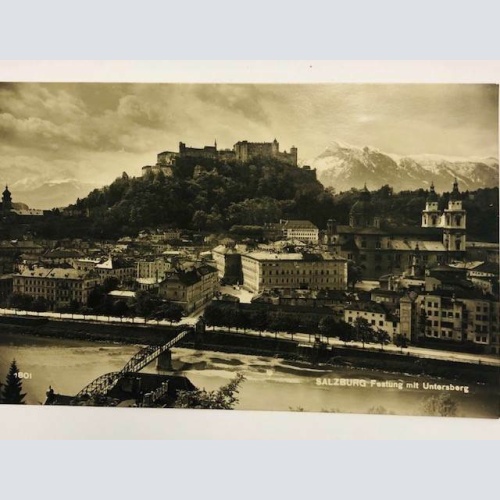 Salzburg Festung mit Untersberg 1801    60008