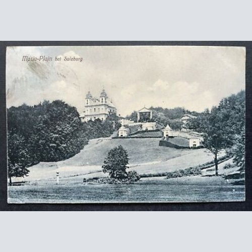 Maria Plain b. Salzburg Wallfahrtskirche Basilika Berg Baum Österreich 410816 TH