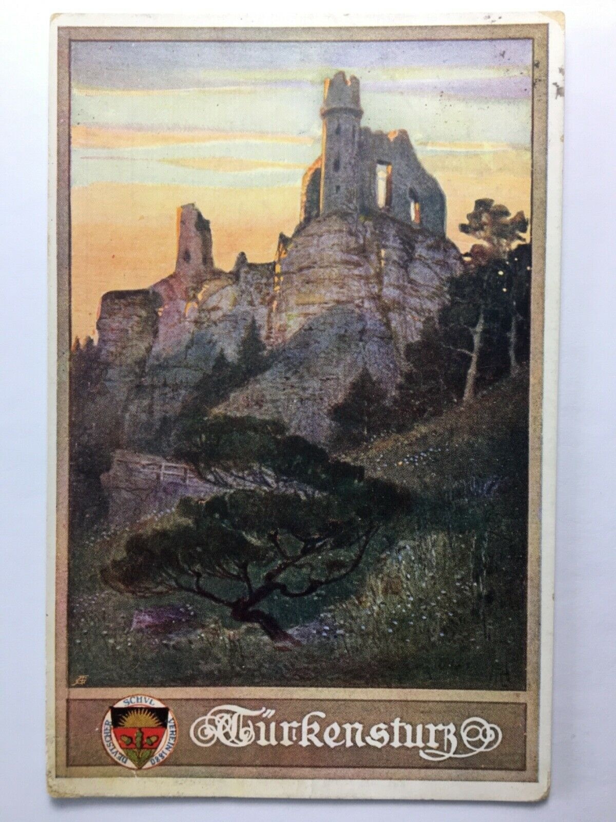 Deutscher Schulverein - Türkensturz - Felswand/Ruine 30121 TH